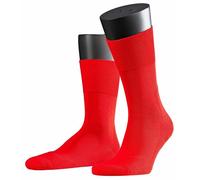 Falke Pour des hommes Run Plaine Coton Chaussettes - rouge