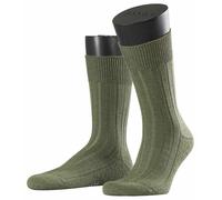 Falke Pour des hommes Teppich Im Schuh Plaine La laine Chaussettes - vert