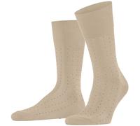 Falke Pour des hommes Tiago Dotted Line Point Pin Coton Chaussettes - Beige