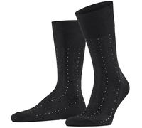 Falke Pour des hommes Tiago Dotted Line Point Pin Coton Chaussettes - Noir