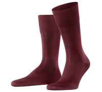 Falke Pour des hommes Tiago Plaine Coton Chaussettes - Bourgogne