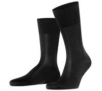 Falke Pour des hommes Tiago Plaine Coton Chaussettes - Noir