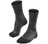 Falke Pour des hommes Trekking 1 Strong Wool Plaine La laine Chaussettes - Gris