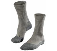 Falke Pour des hommes Trekking 2 Medium Wool Bloquer La laine Chaussettes - Gris