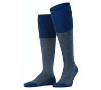 Falke Pour des hommes Uptown Tie Des carrés Coton Chaussettes - Bleu