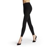 FALKE Pure Matt 100 DEN W LE opaques épais unis 1 paire, Leggings Femme, Noir (Black 3009) nouveau - écologique, XL