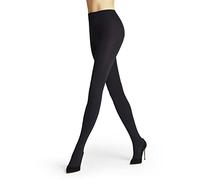 FALKE Pure Matt 100 DEN W TI opaques épais unis 1 paire, Collants Femme, Bleu (Marine 6179), S