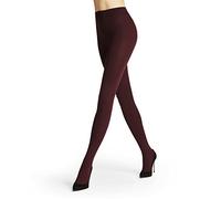 FALKE Pure Matt 100 DEN W TI opaques épais unis 1 paire, Collants Femme, Rouge (Barolo 8596), XL