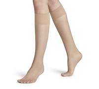 FALKE Pure Matt 20 DEN W KH transparentes unies 1 paire, Chaussettes longues Femme, Effet peau (Crystal 4409), 39-42