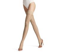 FALKE Pure Matt 20 DEN W STU transparent uni 1 paire, Bas autofixant Femme, Beige (Cocoon 4859) nouveau - écologique, M