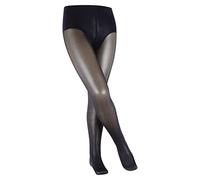 FALKE Pure Matt 30 DEN K Ti transparents unis 1 paire, Collants Mixte enfant, Bleu Marine 6179, 134-146