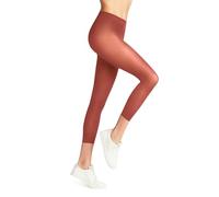 FALKE Pure Matt 50 DEN Capri W Le semi-opaques unis 1 paire, Leggings Femme, Rouge Lobster 8862, M-L