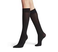 FALKE Pure Matt 50 DEN W KH semi-opaques unies 1 paire, Chaussettes longues Femme, Noir (Black 3009) nouveau - écologique, 35-38