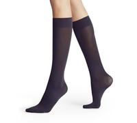 FALKE Pure Matt 50 DEN W Kh Semi-Opaques Unies Chaussettes Hautes, Rouge Wineberry 8761, 39-42 Femme