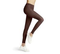 FALKE Pure Matt 50 DEN W Le Semi-Opaques Unis 1 Paire, Leggings Femme, Marron Havana Club 5197, M-L