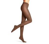 FALKE Pure Matt 50 DEN W Ti semi-opaques unis 1 paire, Collants Femme, Marron Caramel 5042, L