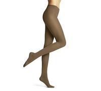 FALKE Pure Matt 50 DEN W TI semi-opaques unis 1 paire, Collants Femme, Marron (Wholegrain 5017) nouveau - écologique, M-L