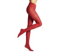 FALKE Pure Matt 50 DEN W Ti semi-opaques unis 1 paire, Collants Femme, Rouge Scarlet 8228, S-M