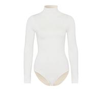 FALKE Rich Cotton W Bo matière douce manches longues 1 pièce, Body Femme, Blanc Ivory 2179, L 44-46