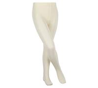 FALKE Romantic Dot K Ti transparents épais fantaisie 1 paire, Collants Mixte enfant, Blanc Off-White 2059, 134-146