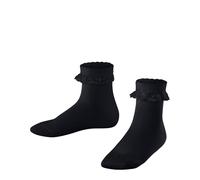 FALKE Romantic Lace K So coton unies 1 paire, Chaussettes Mixte enfant, Bleu Dark Navy 6370, 35-38