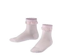 FALKE Romantic Lace K SO coton unies 1 paire, Chaussettes Mixte enfant, Rose (Powder Rose 8902), 23-26