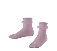 FALKE Romantic Lace K So coton unies 1 paire, Chaussettes Mixte enfant, Rose Thulit 8663, 23-26