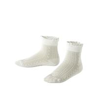 FALKE Romantic Net K So coton unies 1 paire, Chaussettes Mixte enfant, Blanc Off-White 2040, 19-22