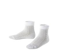 FALKE Romantic Net K So coton unies 1 paire, Chaussettes Mixte enfant, Blanc White 2000, 23-26