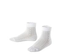 FALKE Romantic Net K So coton unies 1 paire, Chaussettes Mixte enfant, Blanc White 2000, 35-38