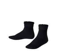 FALKE Romantic Net K So coton unies 1 paire, Chaussettes Mixte enfant, Bleu Dark Navy 6370, 31-34