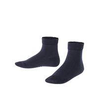 FALKE Romantic Net K So coton unies 1 paire, Chaussettes Mixte enfant, Bleu Marine 6120, 27-30