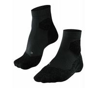 Falke Chaussettes de running RU Trail Femme anatomiques en fibre artificielle Noir Taille 37-38