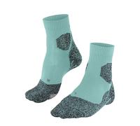 FALKE RU Trail Grip W So respirantes séchage rapide anti-ampoule 1 paire, Chaussettes de course Femme, Bleu Fiji 6423, 37-38