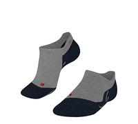 FALKE RU3 Comfort Invisible M IN respirantes anti-ampoule 1 paire, Chaussettes de course Homme, Gris (Light Grey 3406), 42-43
