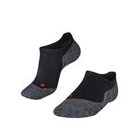 FALKE RU3 Comfort Invisible M In respirantes anti-ampoule 1 paire, Chaussettes de course Homme, Noir Black-Mix 3010, 44-45