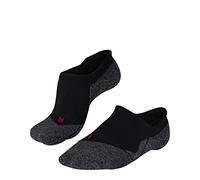 FALKE RU3 Comfort Invisible W In respirantes anti-ampoule 1 paire, Chaussettes de course Femme, Noir Black-Mix 3010, 39-40