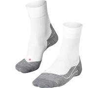 Falke Chaussettes running RU4 Homme mi-hautes rembourrage moyen anti-ampoule blanc/gris Taille 42-43