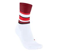 Falke RU4 Endurance Compression Chaussettes de running Femmes-blanc, rouge foncé, Taille 35-36