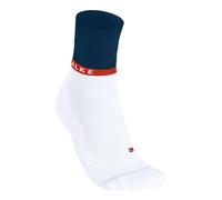 Falke RU4 Endurance Compression Chaussettes De Running Hommes-Blanc,Bleu Foncé, Taille 42-43