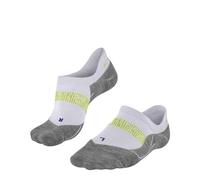 FALKE RU4 Endurance Cool Invisible M In respirantes anti-ampoule 1 paire, Chaussettes de course Homme, Blanc White 2007, 44-45