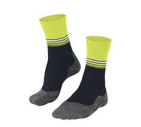 FALKE RU4 Endurance Cool M So fil fonctionnel anti-ampoule 1 paire, Chaussettes de course Homme, Bleu Space Blue 6116 Stripe, 42-43