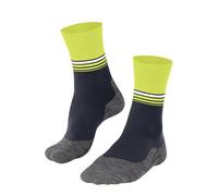 FALKE RU4 Endurance Cool W So fil fonctionnel anti-ampoule 1 paire, Chaussettes de course Femme, Bleu Space Blue 6116 Stripe, 39-40