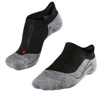 Falke Chaussettes de running femme RU4 Endurance Invisible coton anti-ampoule - Noir/Gris 39-40