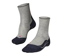 FALKE RU4 Endurance M So coton anti-ampoule 1 paire, Chaussettes de course Homme, Gris Light Grey 3406, 44-45