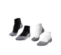 FALKE RU4 Endurance Short 2-Pack M SSO coton anti-ampoule lot de 2 paires, Chaussettes de course Homme, Multicolore (Sortiment 0010), 39-41