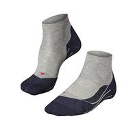 FALKE RU4 Endurance Short M Sso coton anti-ampoule 1 paire, Chaussettes de course Homme, Gris Light Grey 3406, 46-48