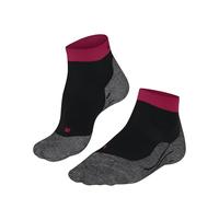 FALKE RU4 Endurance Short W Sso coton anti-ampoule 1 paire, Chaussettes de course Femme, Noir Black 3008, 39-40