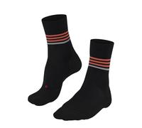 FALKE RU4 Endurance W So coton anti-ampoule 1 paire, Chaussettes de course Femme, Noir Black 3004 Stripe, 35-36