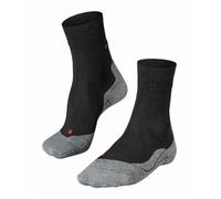 Falke Chaussettes de running RU4 Endurance Wool Hommes Laine vierge anatomiques EU 39-41 Noir